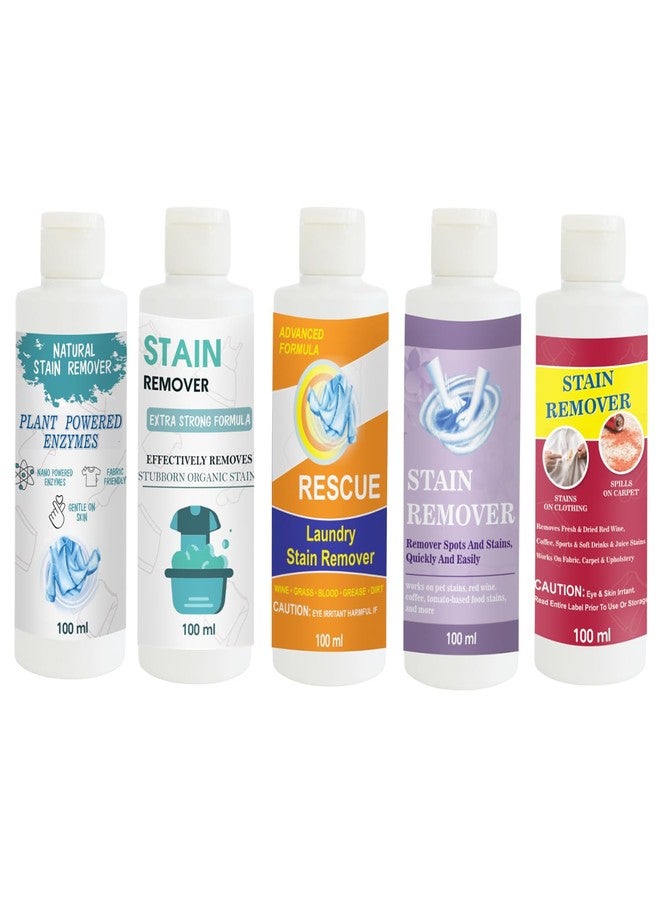 TOOVUS Stain Remover Combo Pack of Shirt, Doll, Orange, Purple and Red Stain Remover | Multi-Surface Cleaning Solution for Clothes, Fabrics, Upholstery (100 g Each) - Image 1